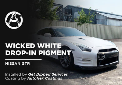 WICKED WHITE DROP-IN PIGMENT | AUTOFLEX COATINGS | NISSAN GTR