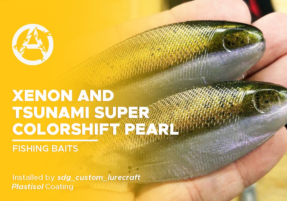 XENON AND TSUNAMI SUPER COLORSHIFT PEARL | PLASTISOL | FISHING BAITS - Alpha Pigments