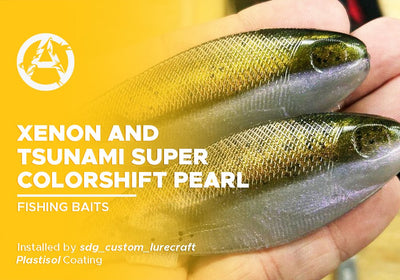 XENON AND TSUNAMI SUPER COLORSHIFT PEARL | PLASTISOL | FISHING BAITS