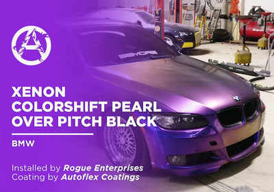 XENON COLORSHIFT OVER PITCH BLACK | AUTOFLEX COATINGS | BMW