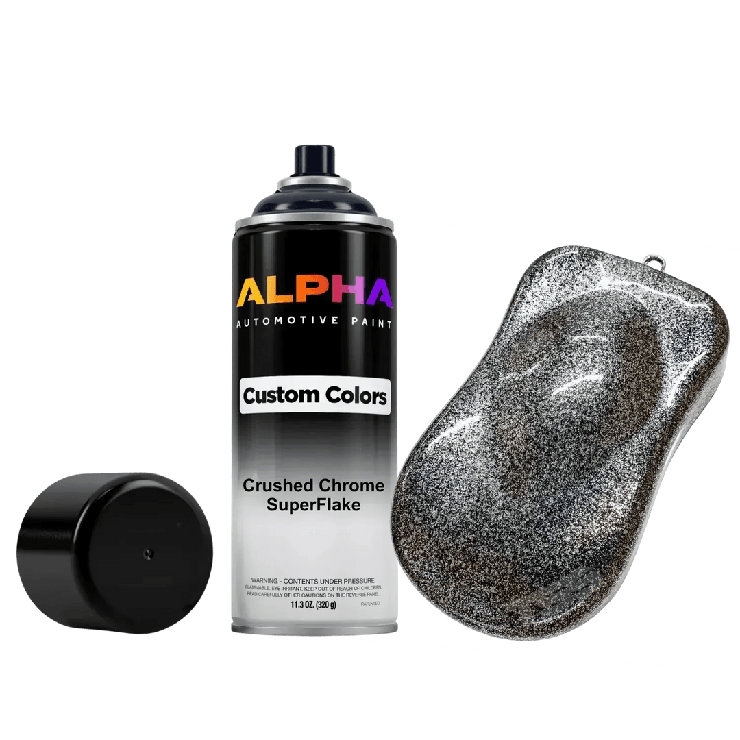 Crushed Chrome Superflake Pearl Spray Can Midcoat - Alpha Pigments