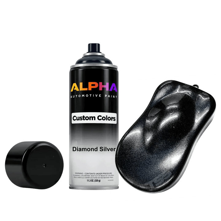 Diamond Silver Spray Can Midcoat - Alpha Pigments