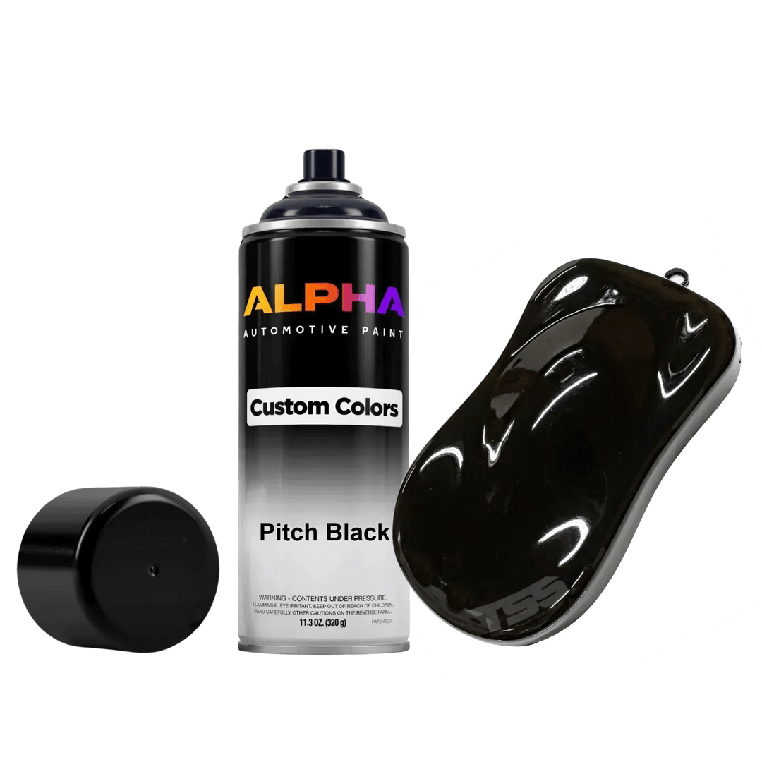Pitch Black Spray Can - Alpha Pigments