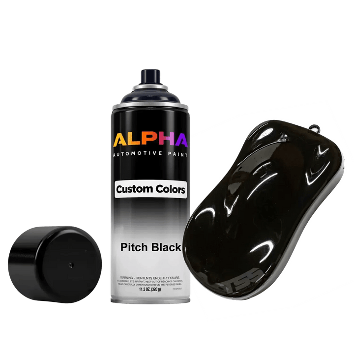 Pitch Black Spray Can - Alpha Pigments