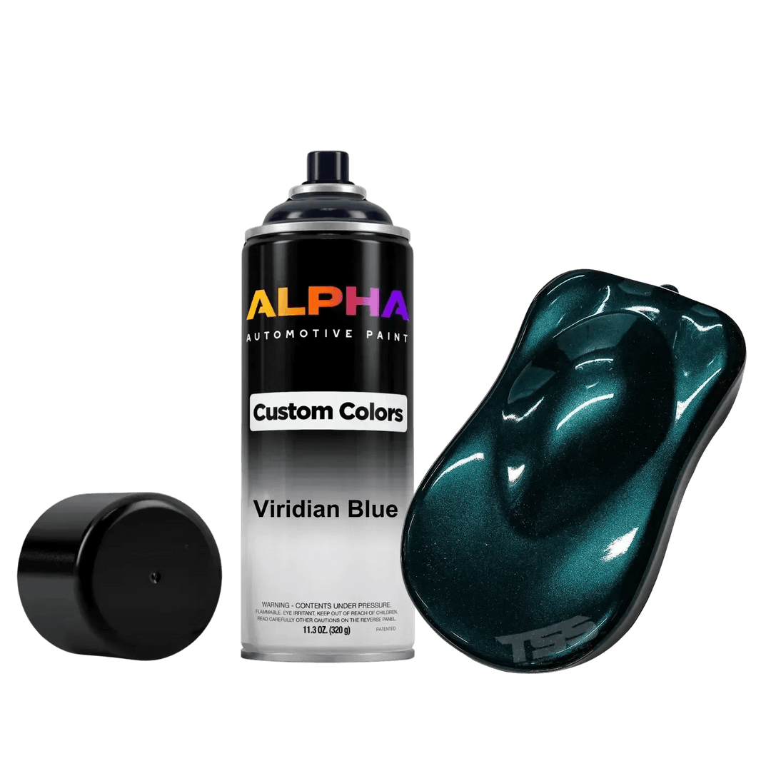 Viridian Blue Pearl Spray Can Midcoat - Alpha Pigments
