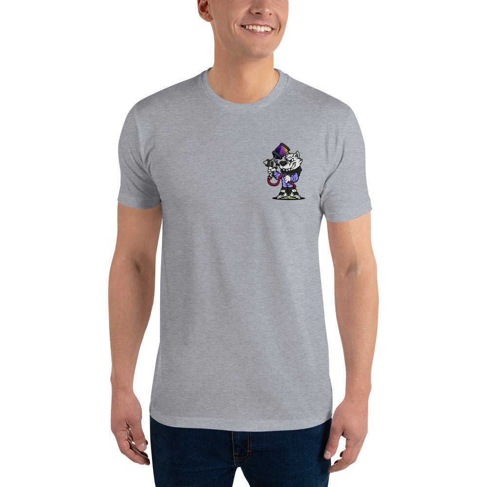 Alpha Pigments | Wolf Painting | Short Sleeve T-shirt - Alpha Pigments