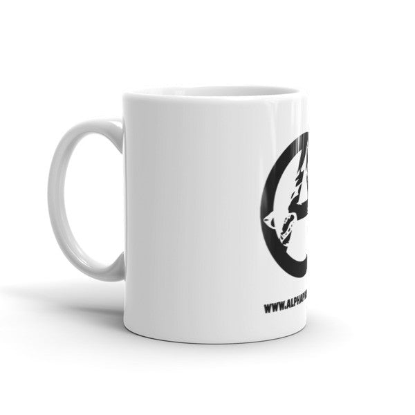 Black Wolf Logo Mug - Alpha Pigments