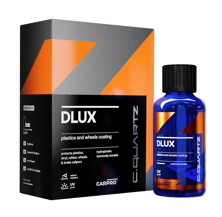 CarPro CQuartz DLUX Trim & Wheel Coating 30ml - Alpha Pigments