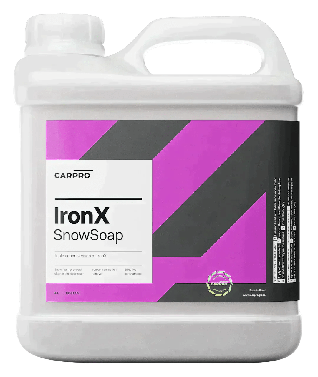 CarPro IronX Snow Soap - Alpha Pigments