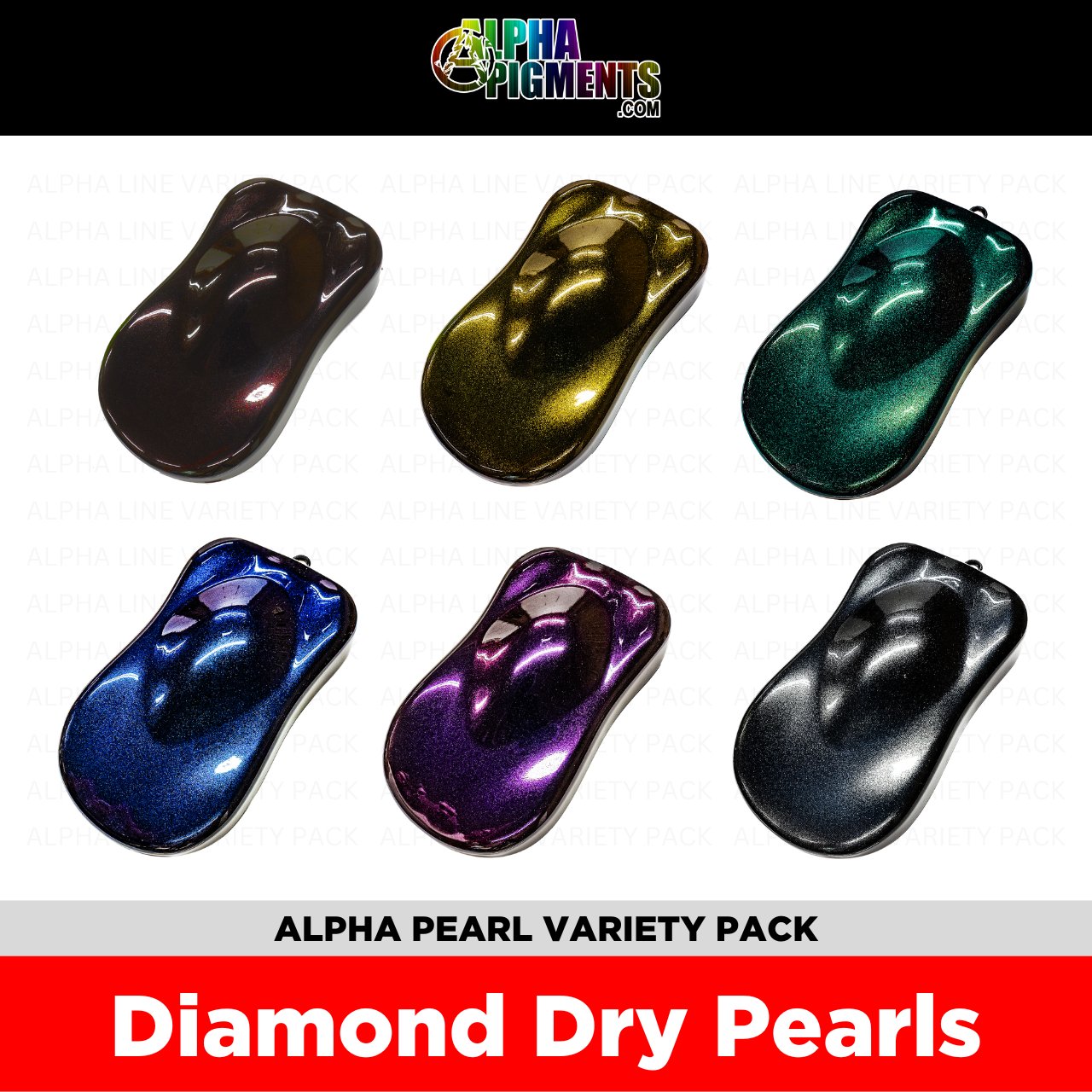 Diamond Dry Diamond Dry Pearl Sample Variety Pack – Alpha Pigments