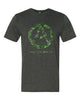Green Camo Short sleeve t-shirt - Alpha Pigments