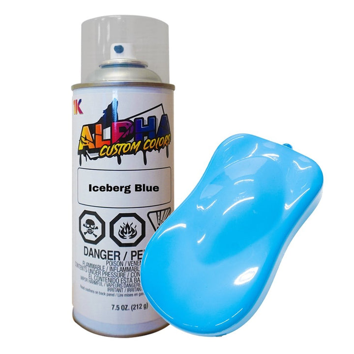 Iceberg Blue Spray Can - Alpha Pigments