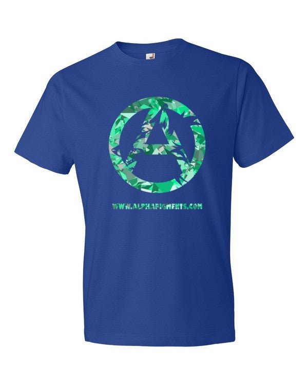 Jade Camo Short sleeve t-shirt - Alpha Pigments