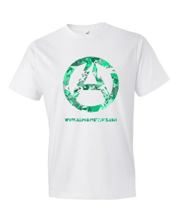 Jade Camo Short sleeve t-shirt - Alpha Pigments