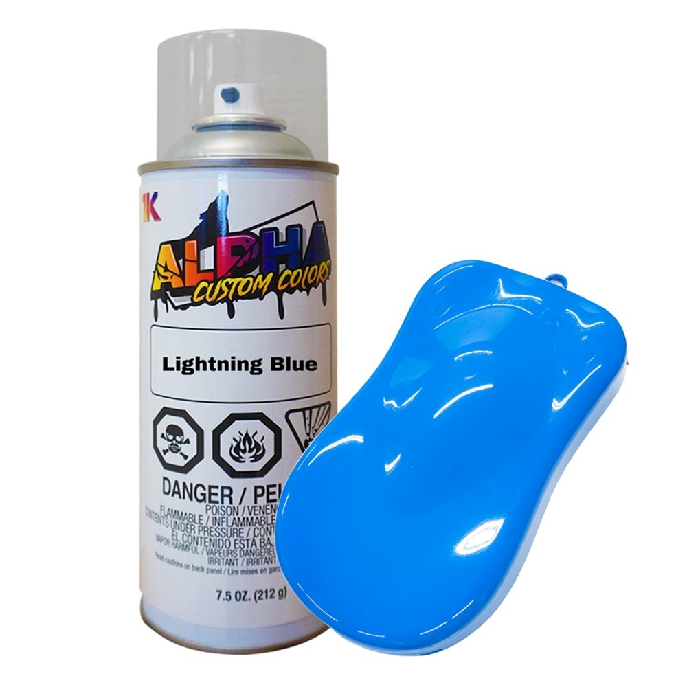 Lightning Blue Spray Can - Alpha Pigments