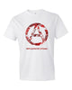 Red Camo Short sleeve t-shirt - Alpha Pigments