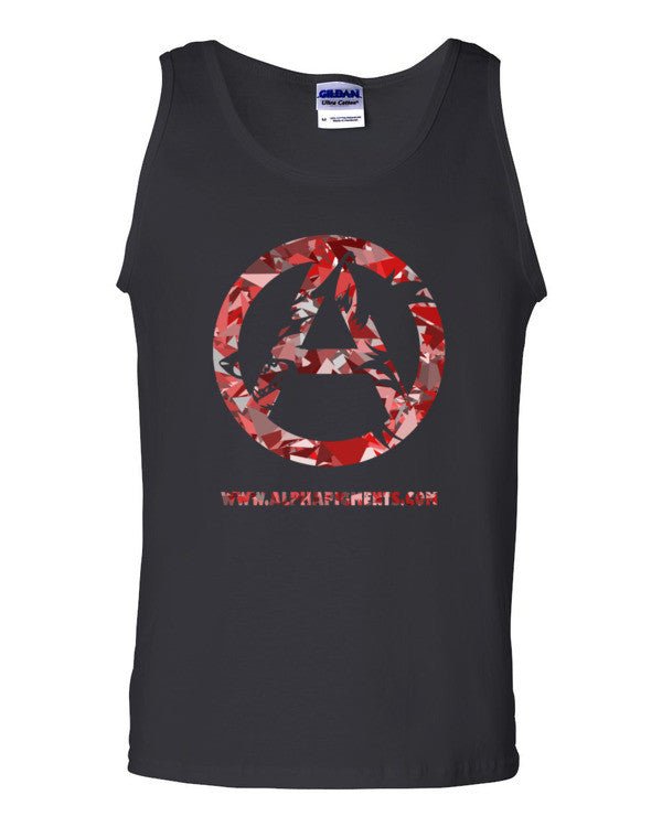 Red Camo Tank top - Alpha Pigments