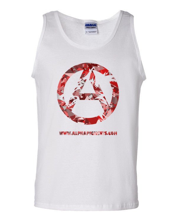 Red Camo Tank top - Alpha Pigments