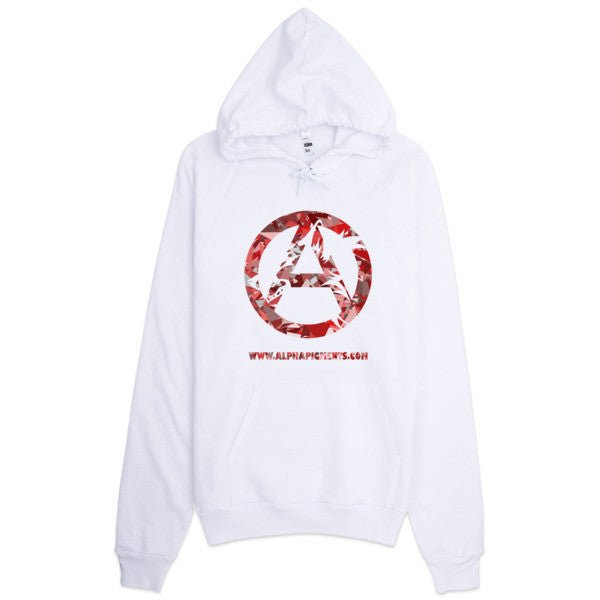 Red CamoHoodie - Alpha Pigments