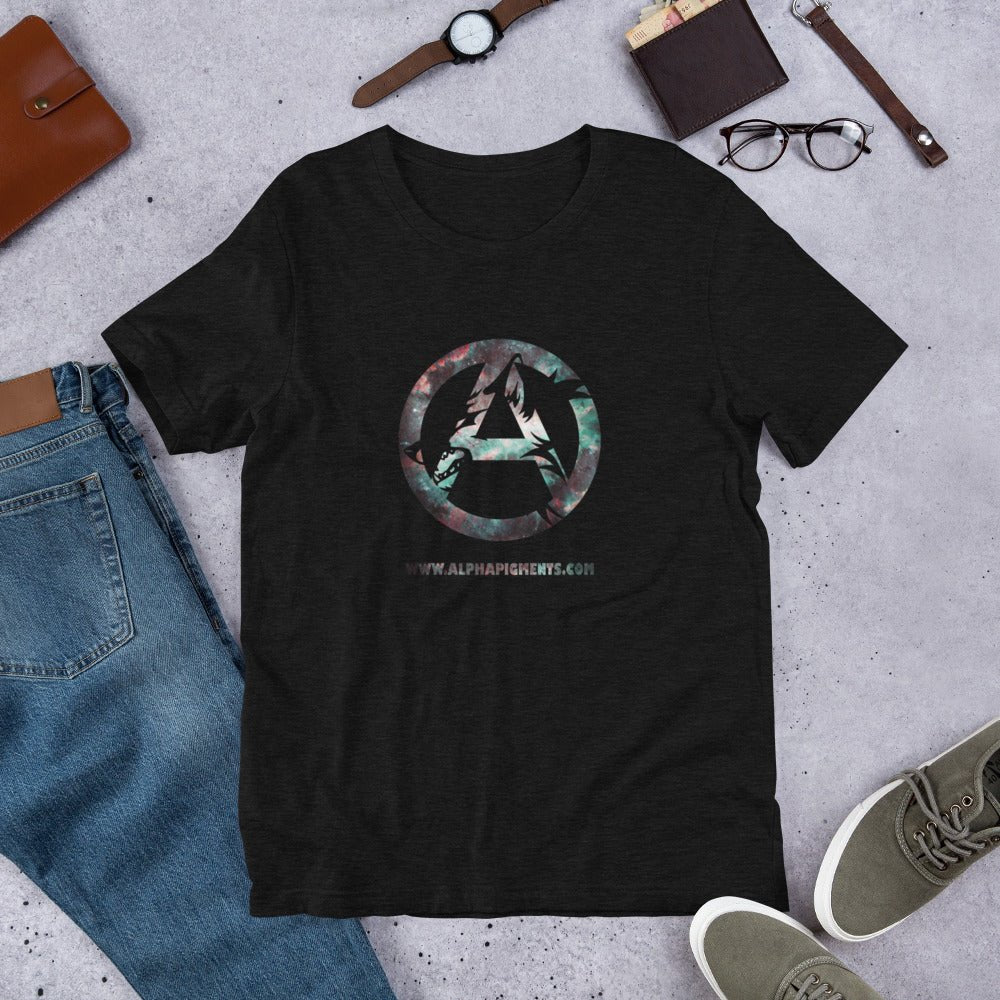 Short-Sleeve Unisex Galaxy T-Shirt - Alpha Pigments