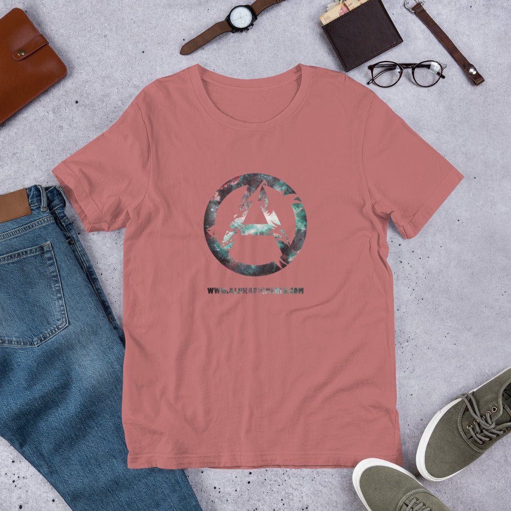 Short-Sleeve Unisex Galaxy T-Shirt - Alpha Pigments