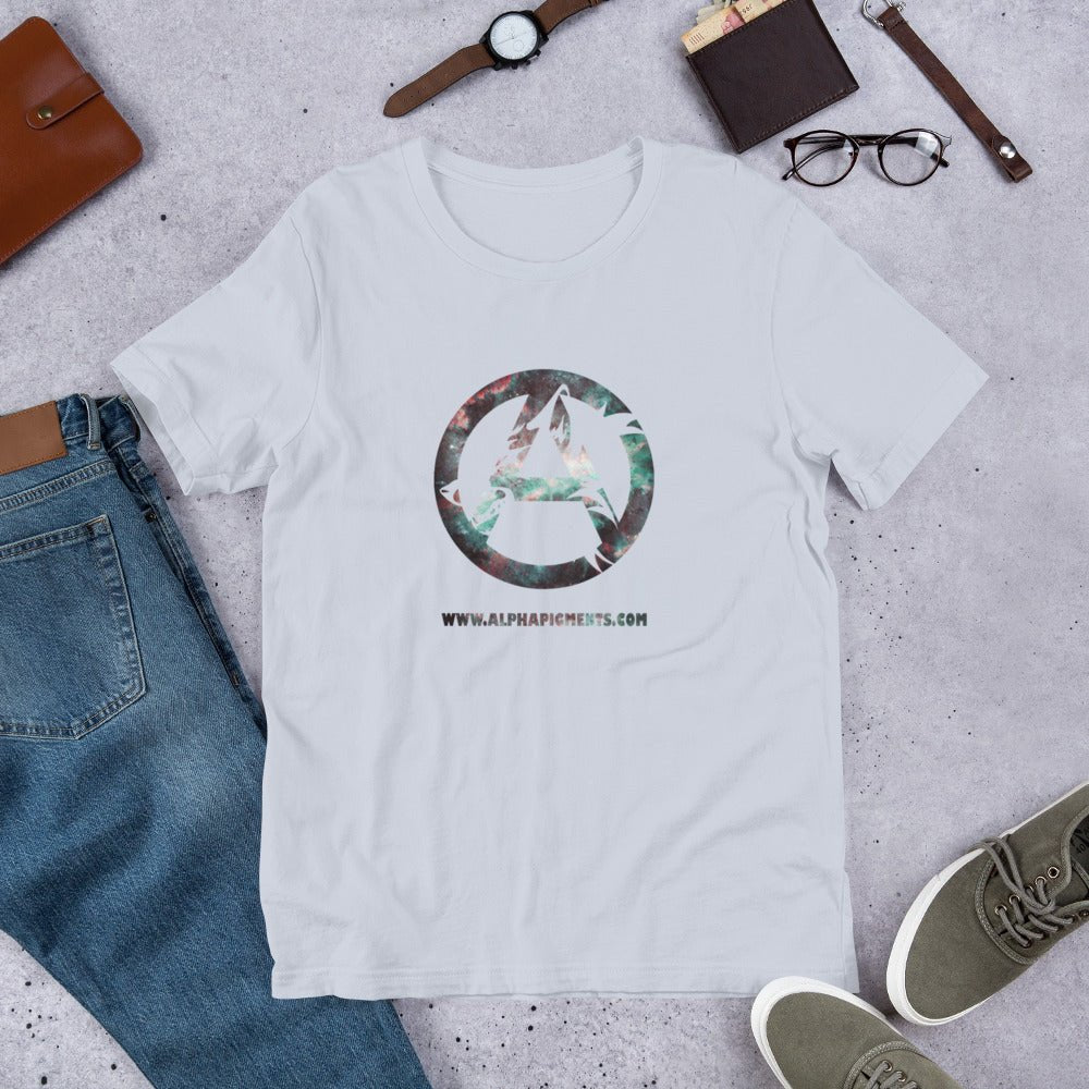 Short-Sleeve Unisex Galaxy T-Shirt - Alpha Pigments