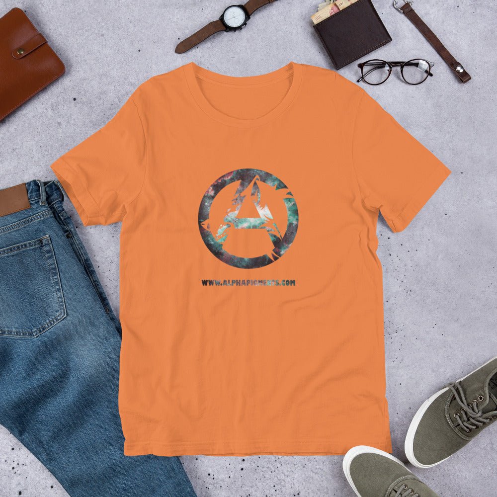 Short-Sleeve Unisex Galaxy T-Shirt - Alpha Pigments