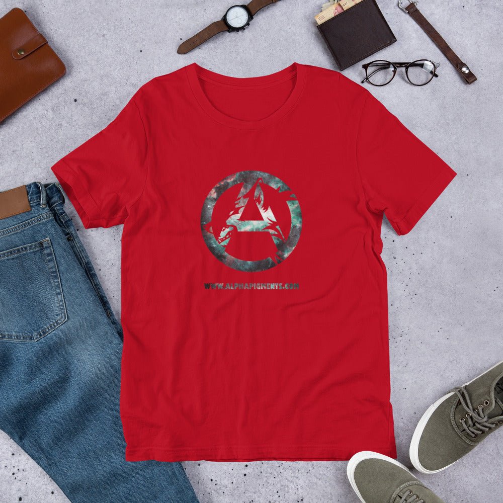 Short-Sleeve Unisex Galaxy T-Shirt - Alpha Pigments