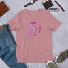 Short-Sleeve Unisex Pink Camo T-Shirt - Alpha Pigments