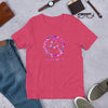 Short-Sleeve Unisex Pink Camo T-Shirt - Alpha Pigments