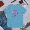 Short-Sleeve Unisex Pink Camo T-Shirt - Alpha Pigments