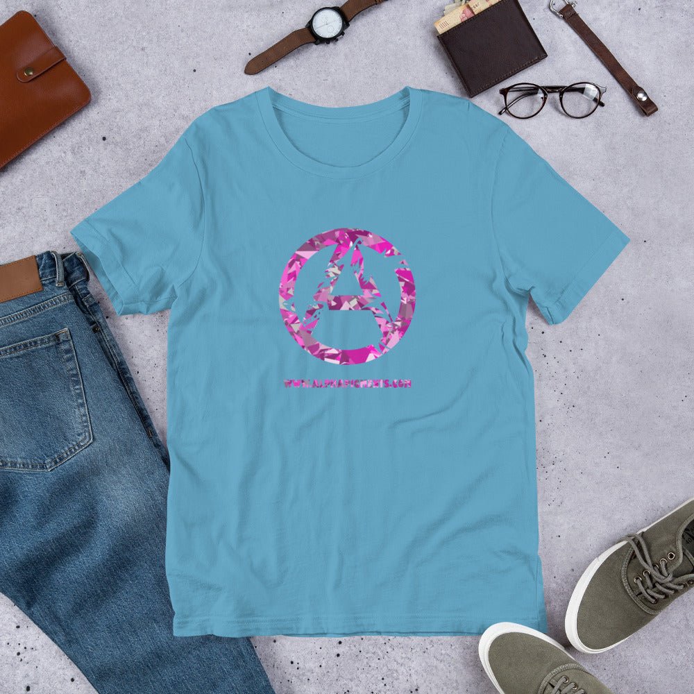 Short-Sleeve Unisex Pink Camo T-Shirt - Alpha Pigments
