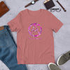 Short-Sleeve Unisex Pink Camo T-Shirt - Alpha Pigments