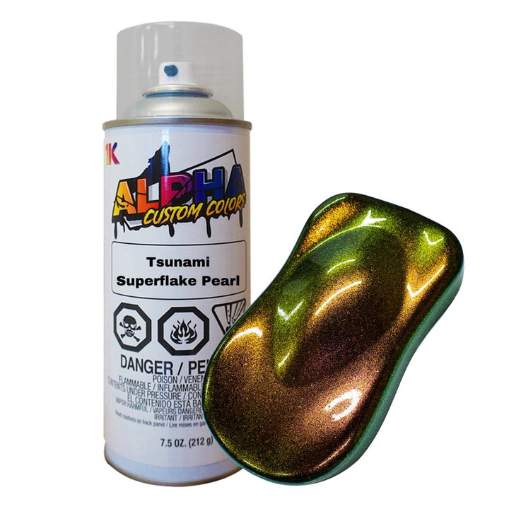 Tsunami Superflake Pearl Spray Can - Alpha Pigments