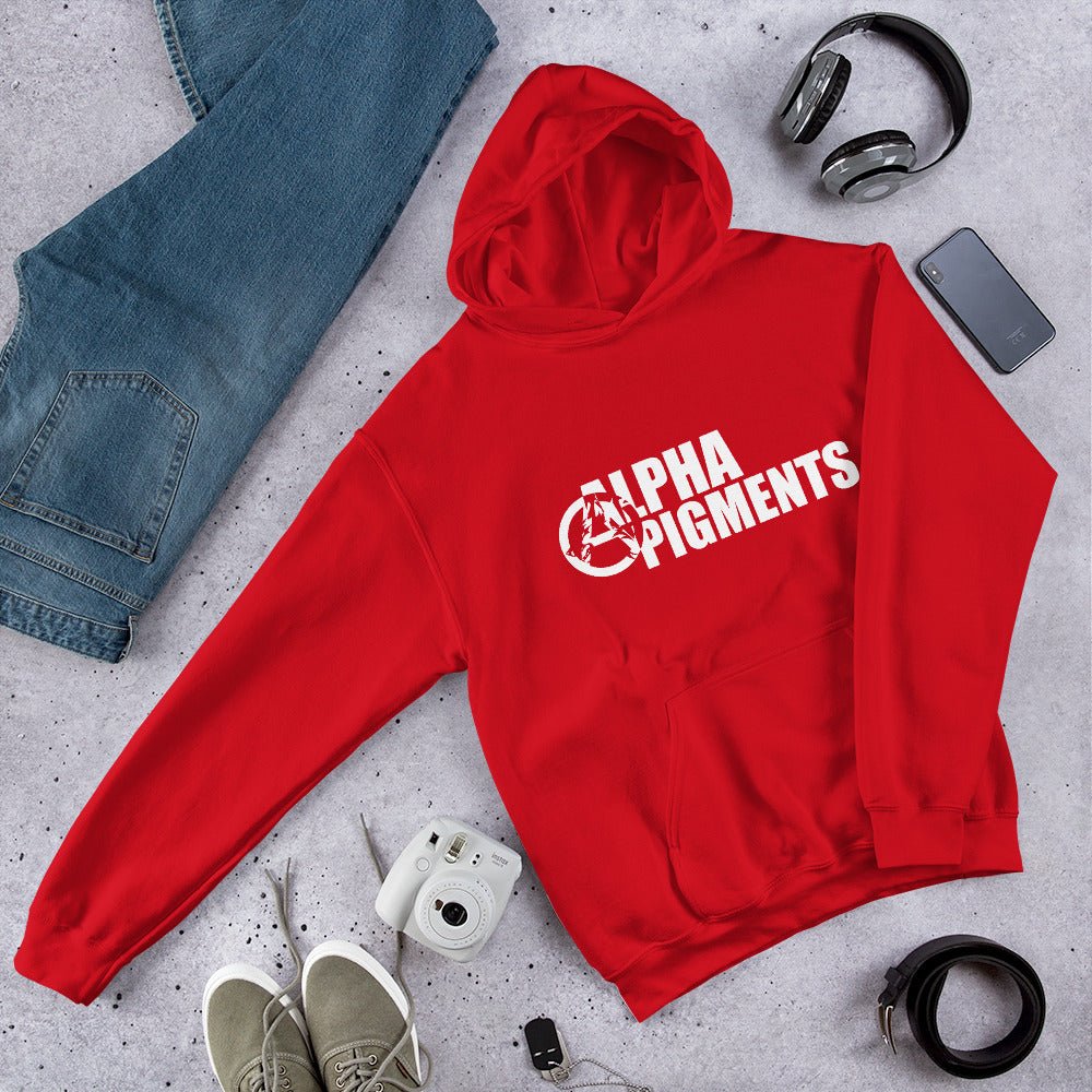 Unisex AP Logo Hoodie - Alpha Pigments