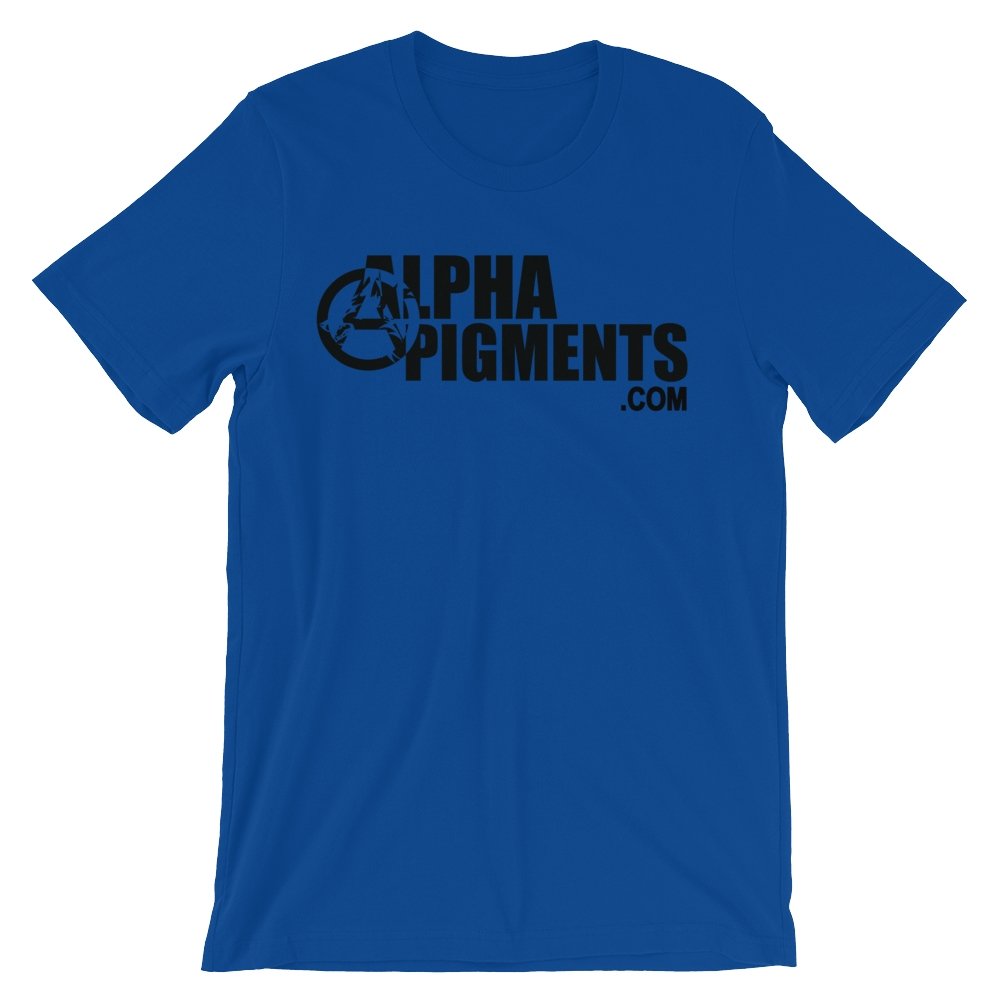 Unisex short sleeve t-shirt - Alpha Pigments