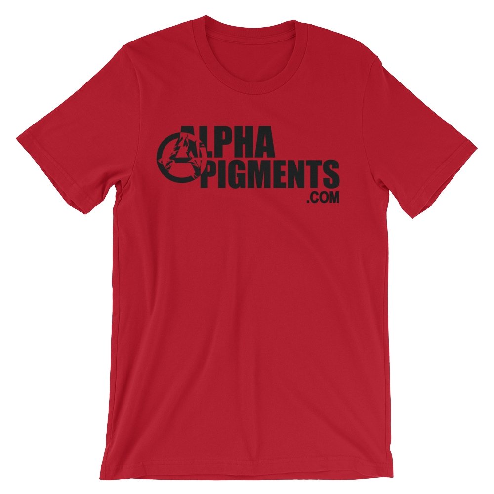 Unisex short sleeve t-shirt - Alpha Pigments