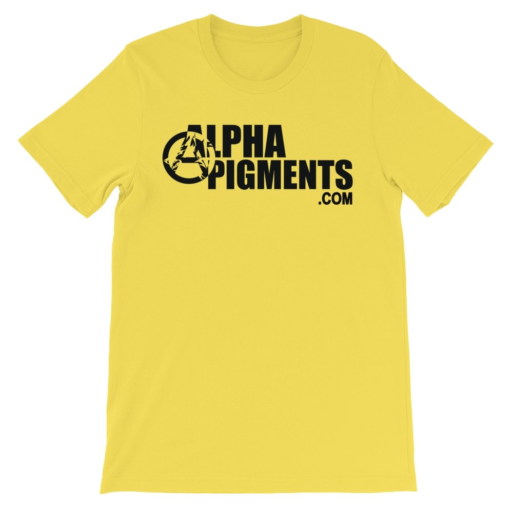 Unisex short sleeve t-shirt - Alpha Pigments