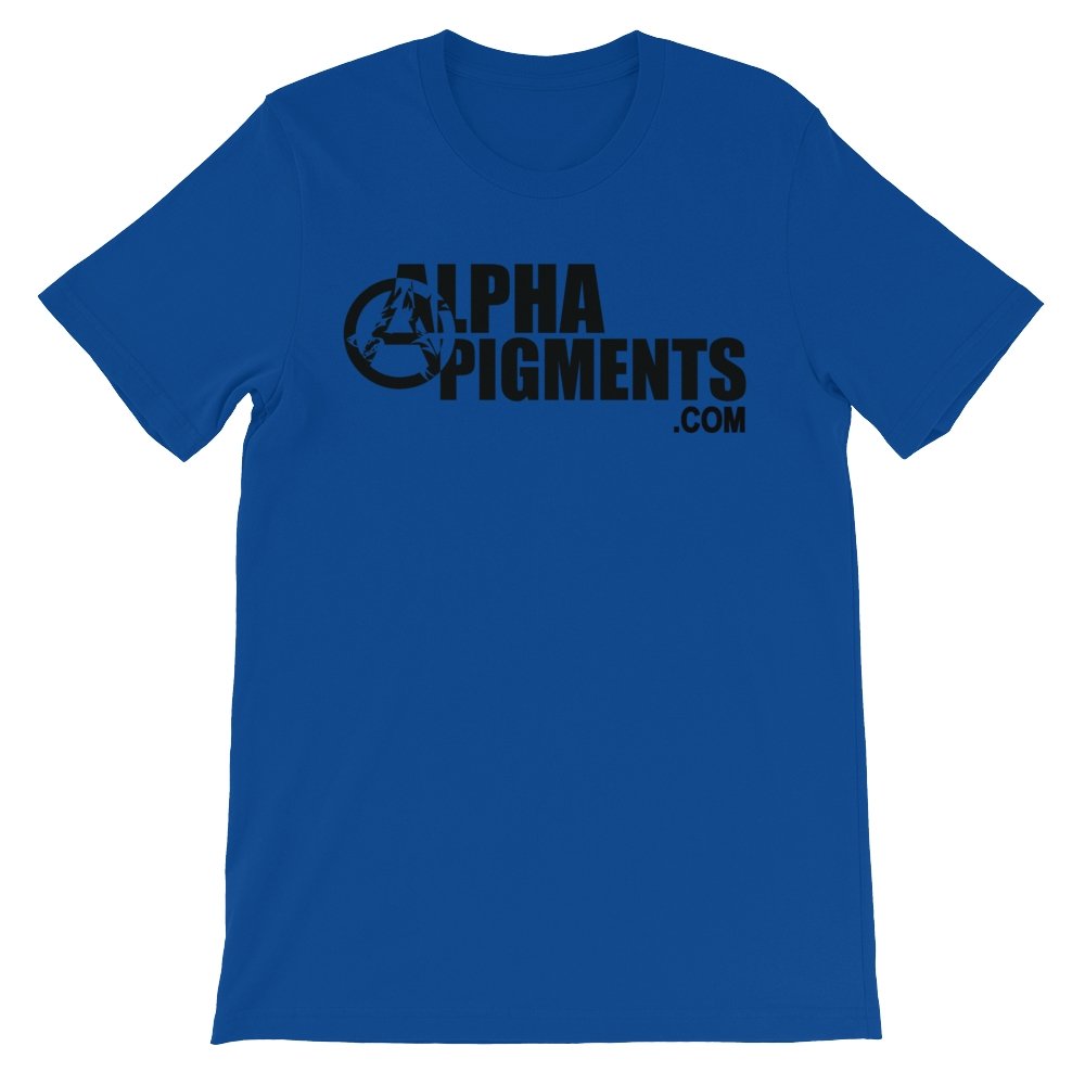 Unisex short sleeve t-shirt - Alpha Pigments