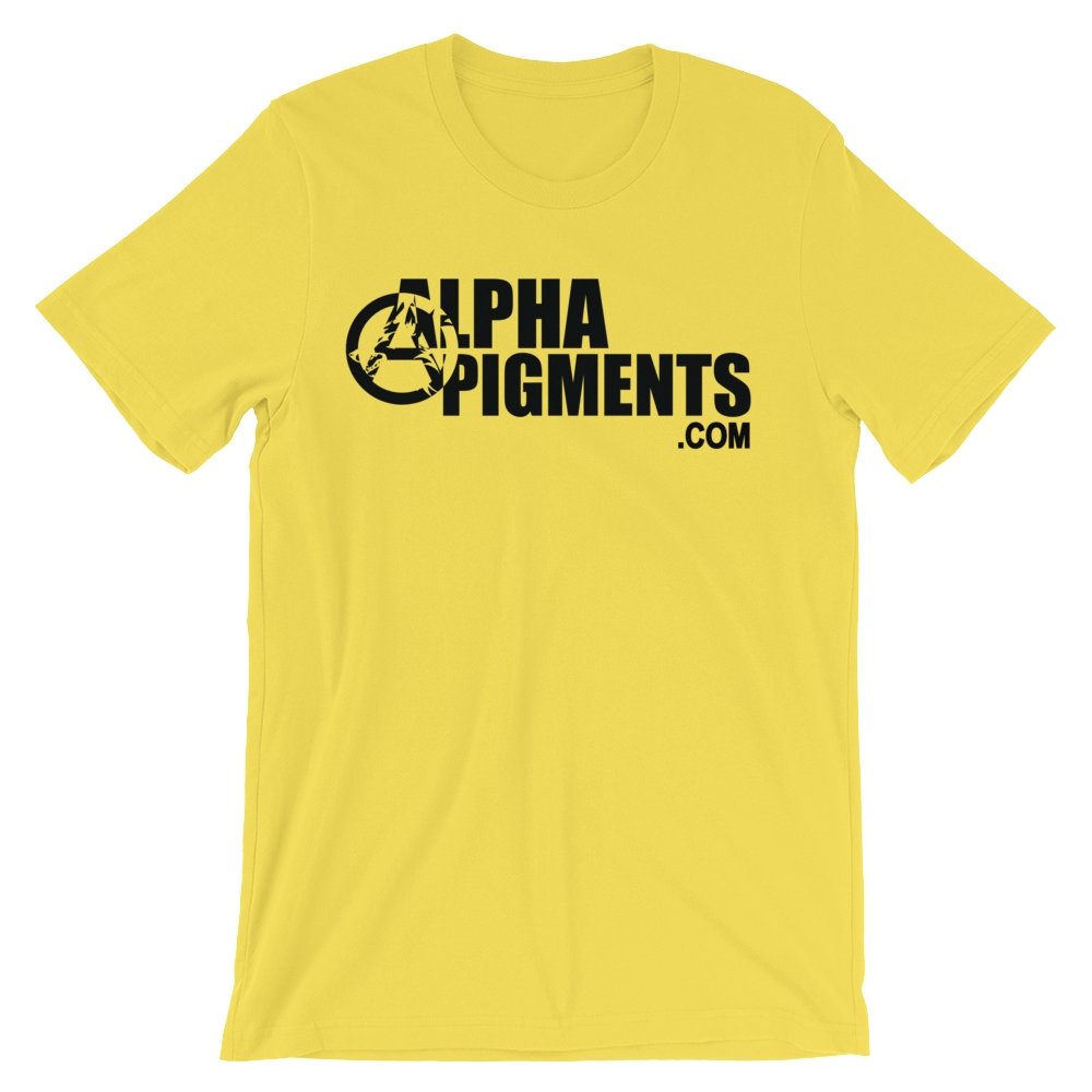 Unisex short sleeve t-shirt - Alpha Pigments