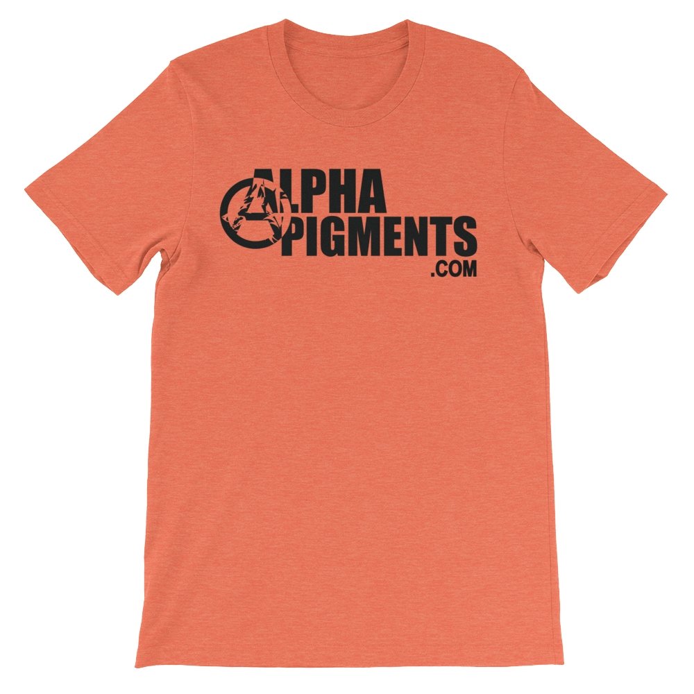 Unisex short sleeve t-shirt - Alpha Pigments