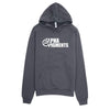 White AP logo Hoodie - Alpha Pigments