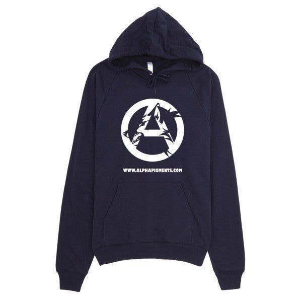 White Wolf logo Hoodie - Alpha Pigments