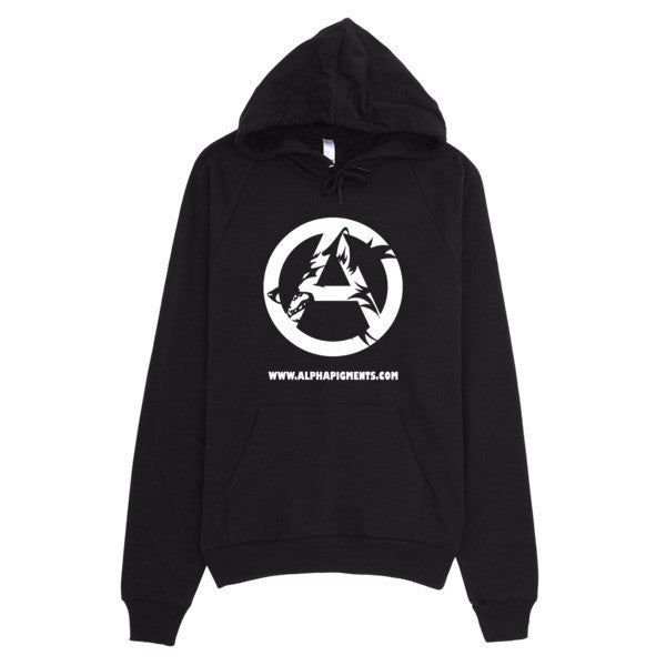 White Wolf logo Hoodie - Alpha Pigments