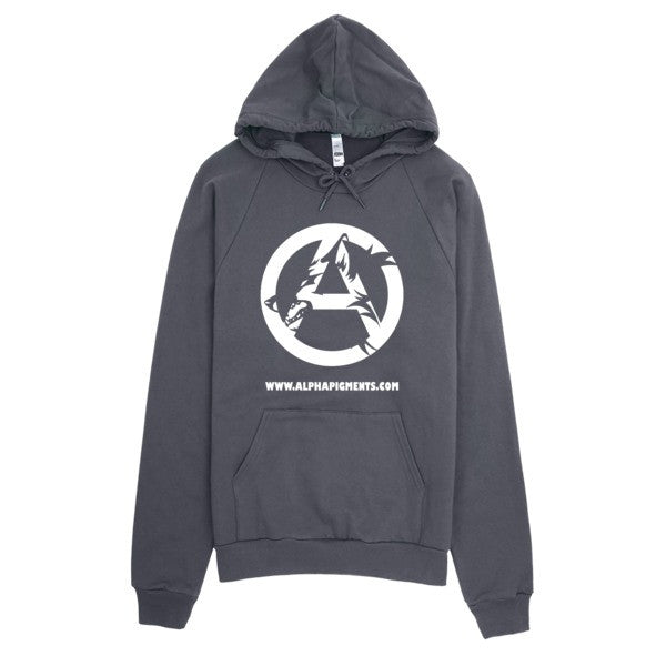 White Wolf logo Hoodie - Alpha Pigments