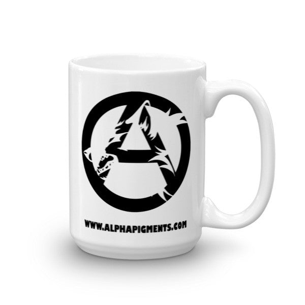 Wolf Logo Mug (Left Handed) - Alpha Pigments