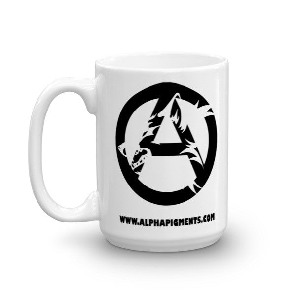 Wolf Logo Mug (right handed) - Alpha Pigments