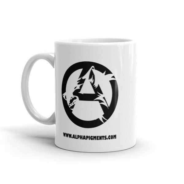 Wolf Logo Mug (right handed) - Alpha Pigments